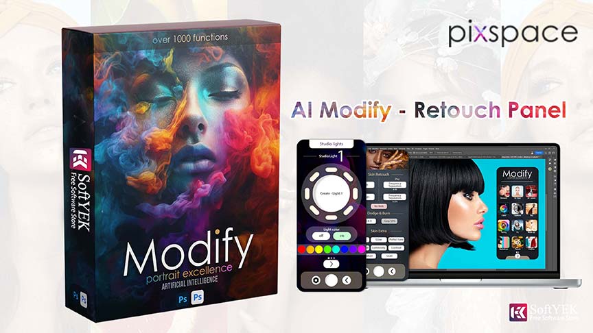 Ai Modify - Retouch Panel Free Download - Softyek